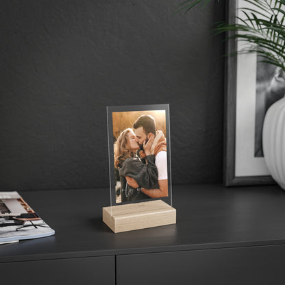 ACRYL-GLAS mit Deinem Bild & Slogan personalisiert