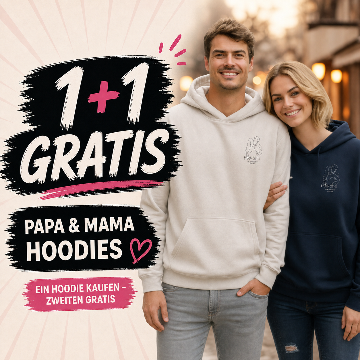 MAMA Hoodie ARROWS personalisiert