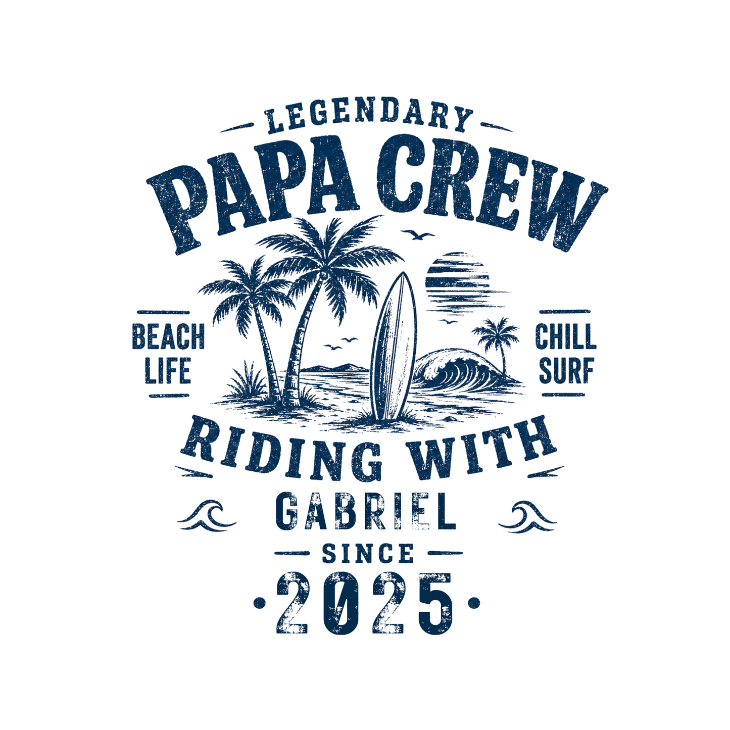 PAPA T-Shirt VINTAGE SURFER