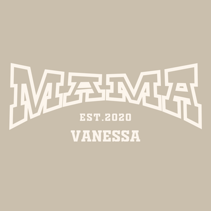 MAMA Hoodie COLLEGE personalisiert