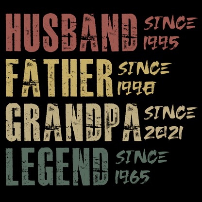 PAPA T-Shirt LEGEND Rundhals personalisiert