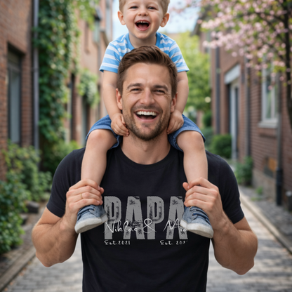 PAPA T-Shirt SOLID ROCKS personalisiert