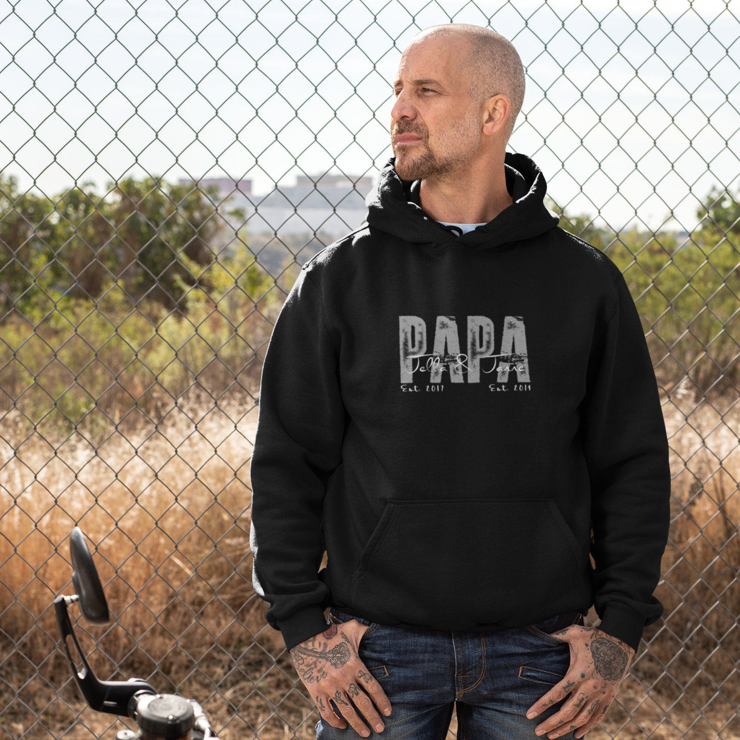 PAPA Hoodie SOLID ROCKS personalisiert