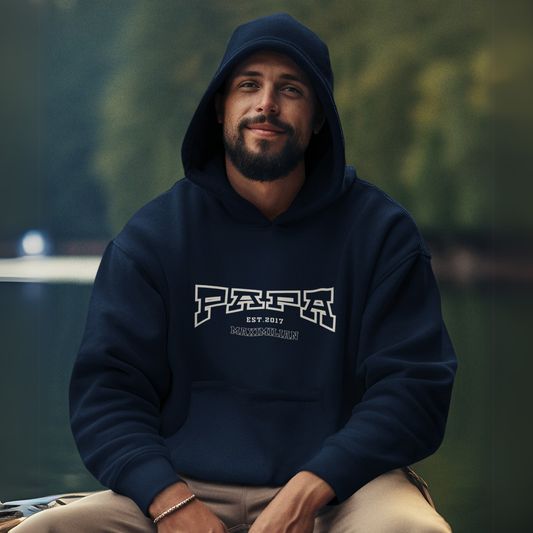 PAPA Hoodie COLLEGE personalisiert