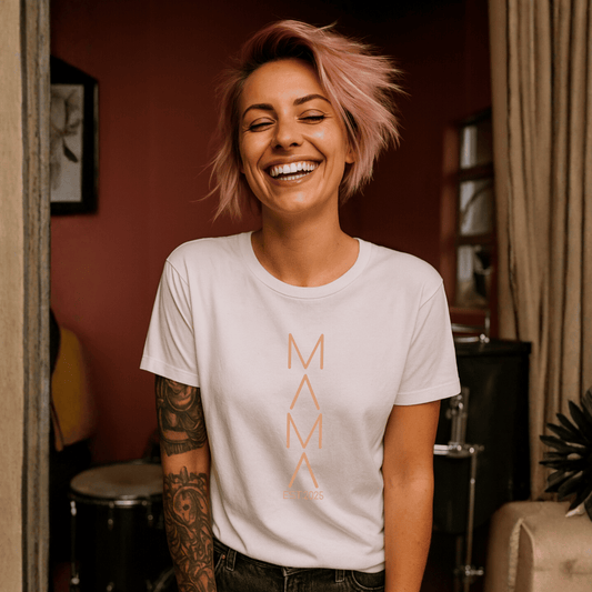 MAMA T-Shirt FUTURISTIC Rundhals personalisiert