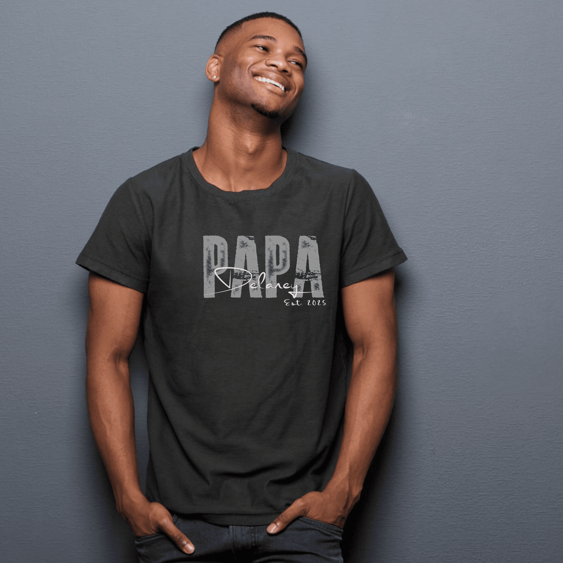 PAPA T Shirt Unisex SOLID ROCKS personalisiert - UrbanWarriorStore