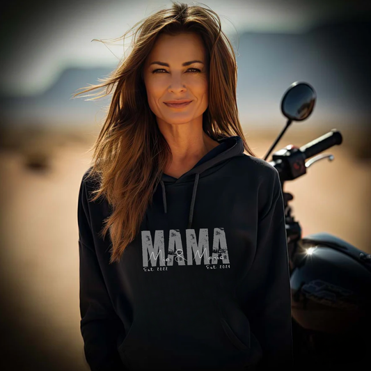 MAMA Hoodie SOLID ROCKS personalisiert