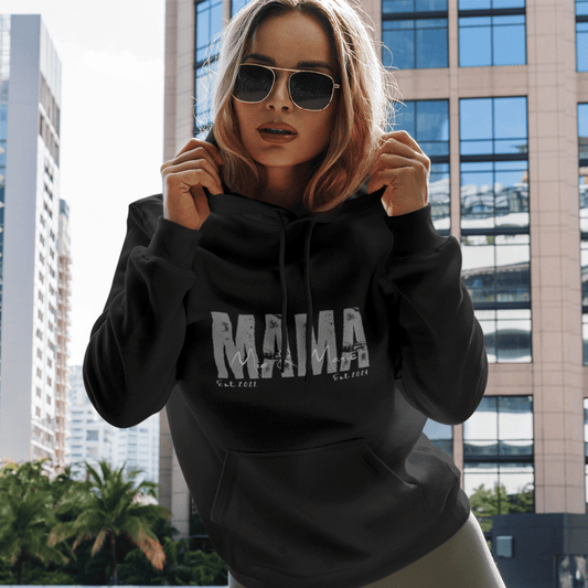 MAMA Hoodie SOLID ROCKS personalisiert