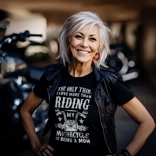 MOM T-Shirt RIDER Rundhals