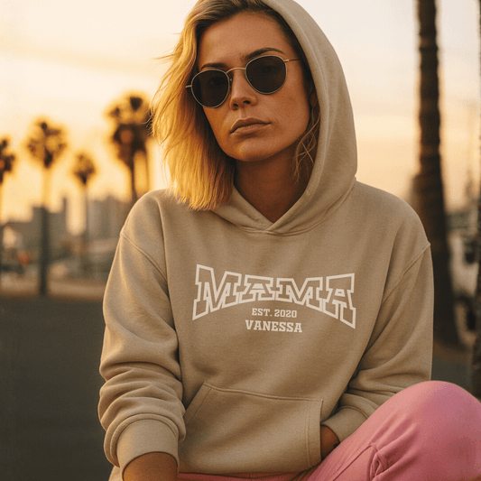 MAMA Hoodie COLLEGE personalisiert