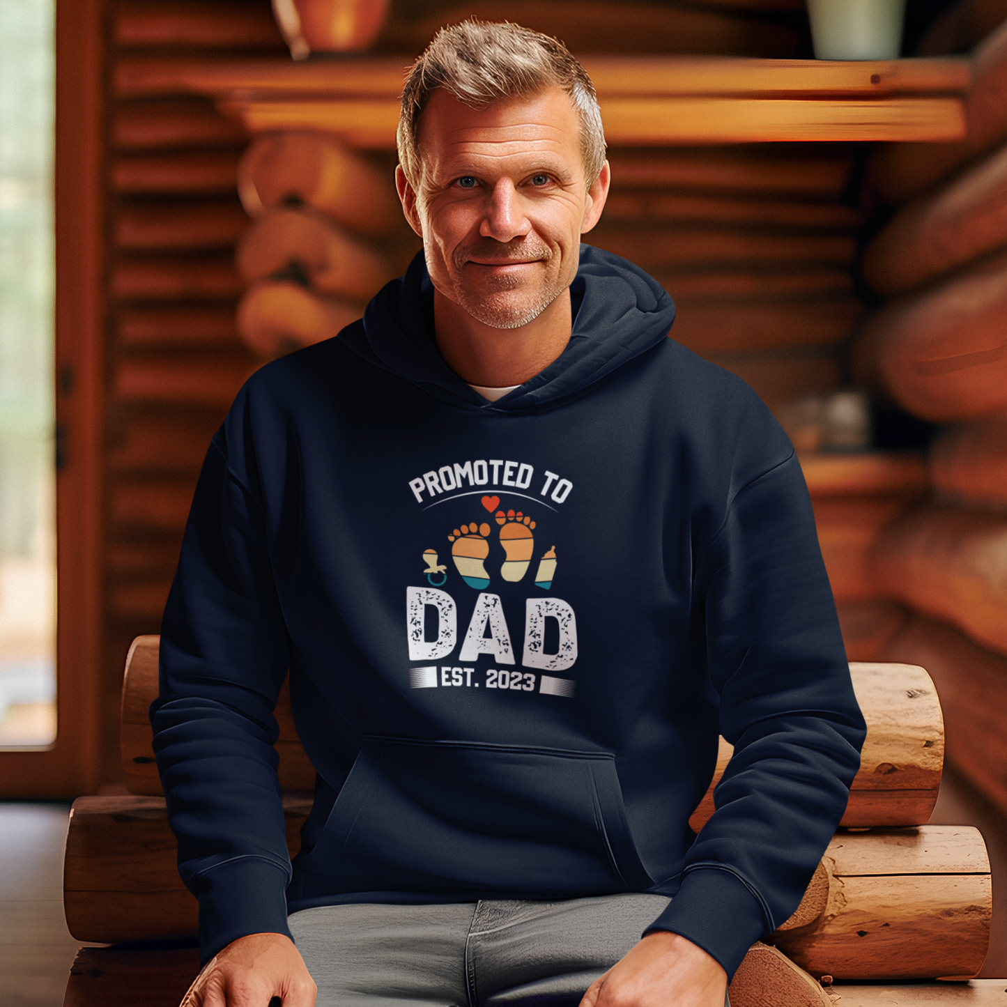 DAD Hoodie PROMOTED personalisiert