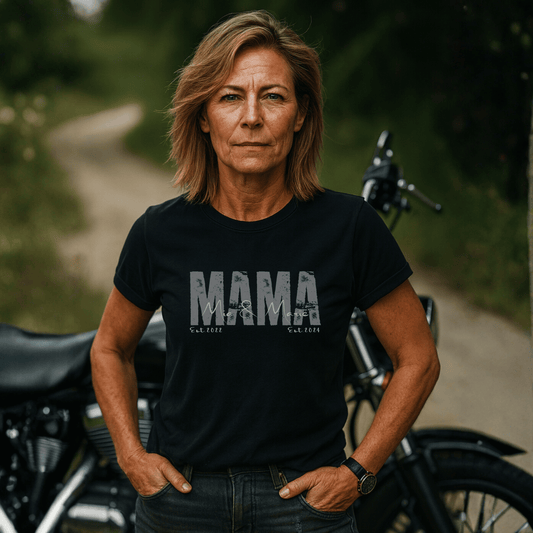 MAMA T-Shirt SOLID ROCKS Rundhals personalisiert