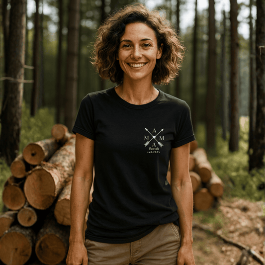MAMA T-Shirt ARROWS Rundhals personalisiert