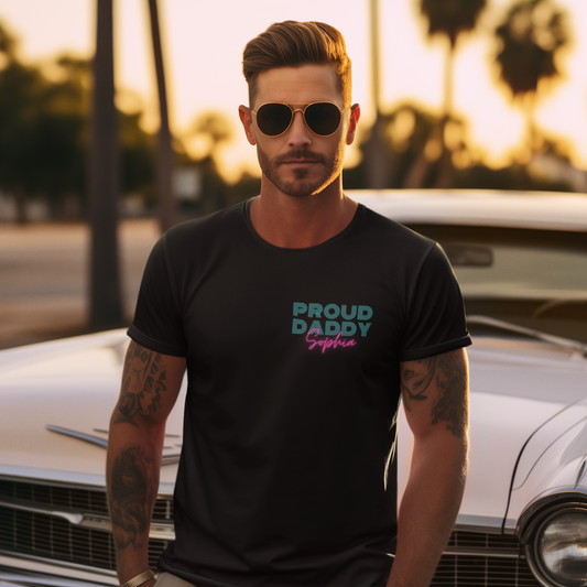 PAPA T-Shirt PROUD Rundhals personalisiert