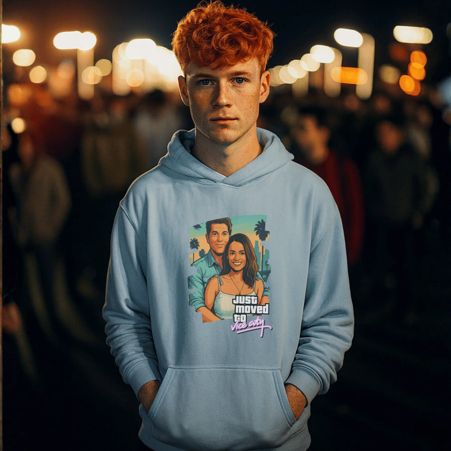 PAPA Hoodie GTA STYLE mit Deinem Foto personalisiert – Urban Warrior Store