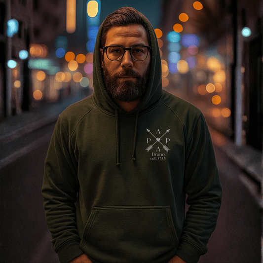 PAPA Hoodie ARROWS personalisiert