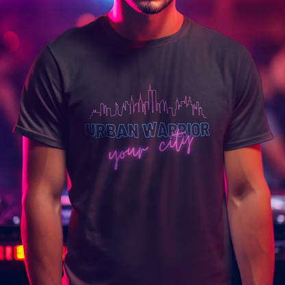 PAPA T-Shirt URBAN WARRIOR Rundhals personalisiert