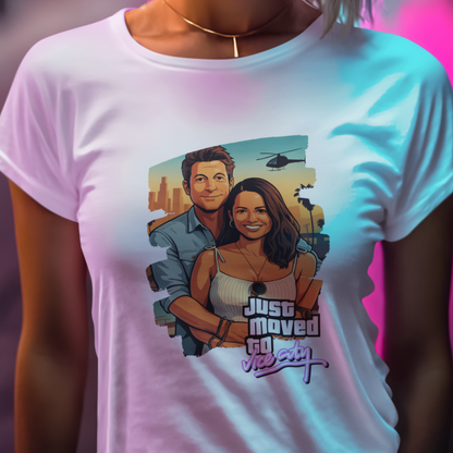 MAMA T-Shirt GTA STYLE mit Deinem Foto Rundhals personalisiert