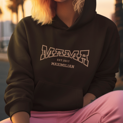 MAMA Hoodie COLLEGE personalisiert