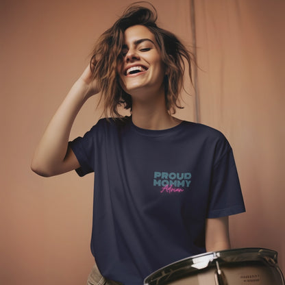 MAMA T-Shirt PROUD Rundhals personalisiert