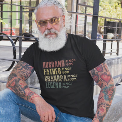 PAPA T-Shirt LEGEND Rundhals personalisiert