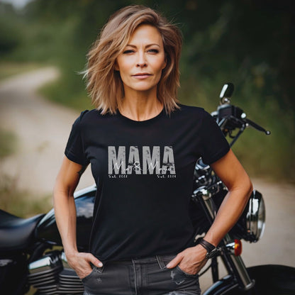MAMA T-Shirt SOLID ROCKS Rundhals personalisiert