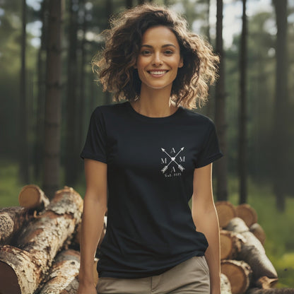 MAMA T-Shirt ARROWS Rundhals personalisiert