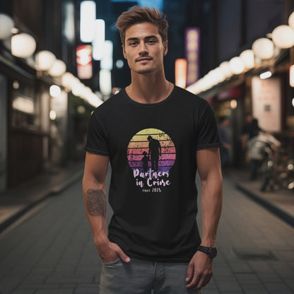 PAPA T-Shirt PARTNER IN CRIME Rundhals personalisiert