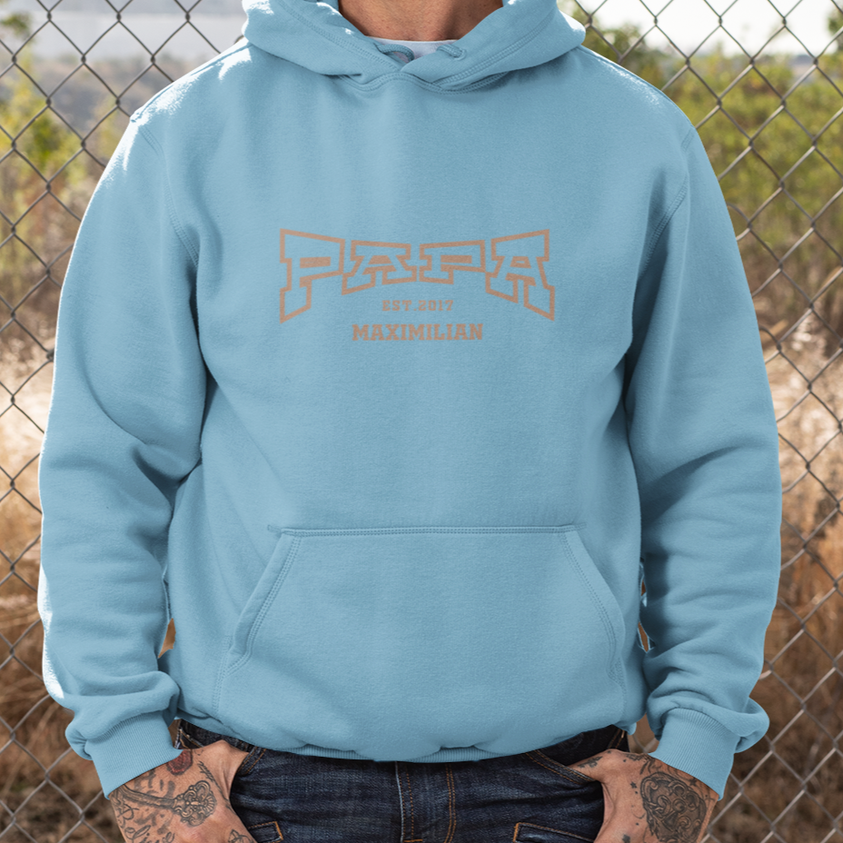 PAPA Hoodie COLLEGE personalisiert