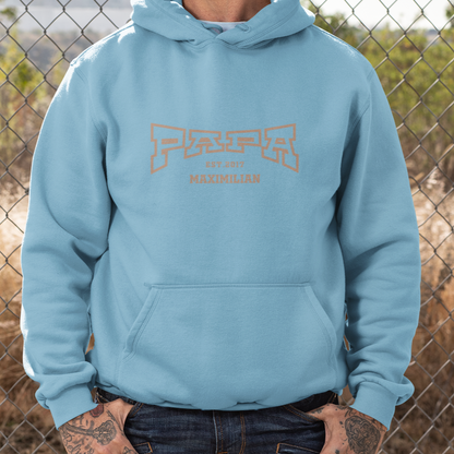 PAPA Hoodie COLLEGE personalisiert