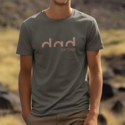 PAPA T-Shirt DAD OF TWO Rundhals personalisiert