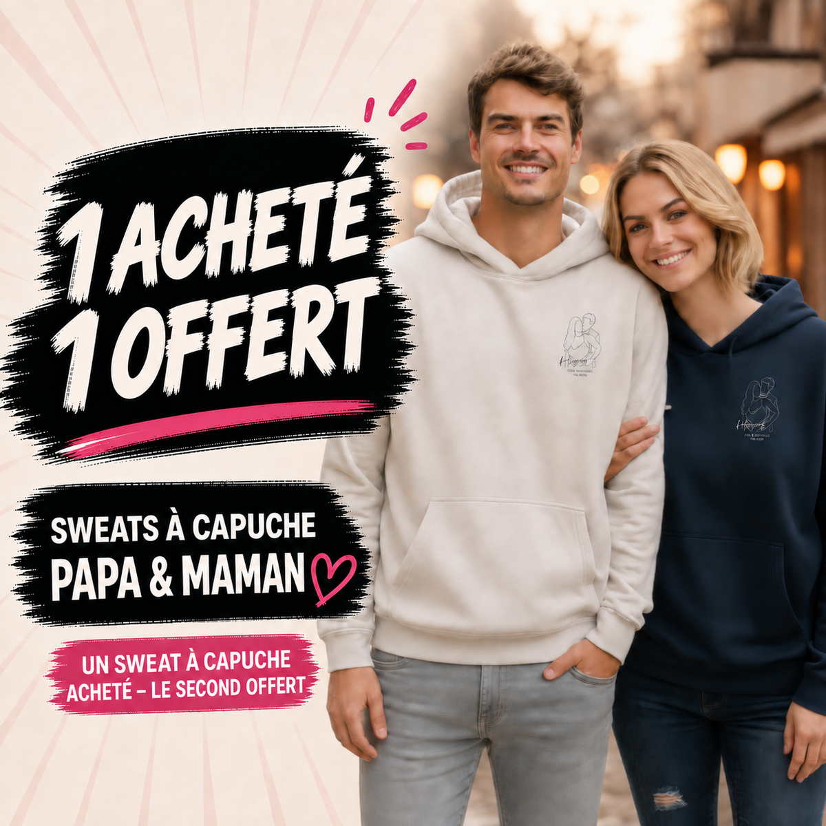 Papa & Mama Hoodies 1+1 (fr)