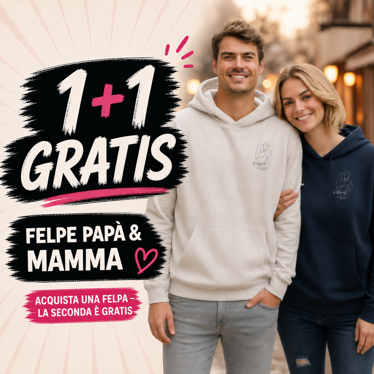 Papa & Mama Hoodies 1+1 (it)